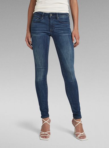 Midge Zip Mid-Waist Skinny Jeans